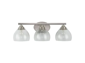 Bathroom Fixtures Three Lights by Golden ( 62 | 1094-BA3 PW-HCG Ariella ) 