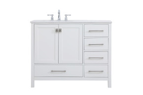 Plumbing Bath Chests/Vanities by Elegant Lighting ( 173 | VF18842WH Irene ) 