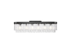 Semi-Flush Mts. Empire/Basket by Golden ( 62 | 1768-FM42 BLK-HWG Ciara ) 