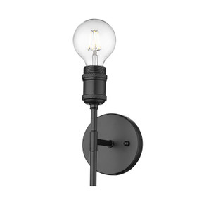 Sconces Single Candle by Golden ( 62 | 1945-1W BLK Axel ) 