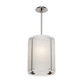 Pendants Drum Shade by Hammerton Studio ( 404 | LAB0044-16-BS-FR-001-E2 Textured Glass ) 