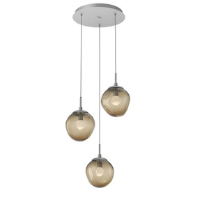 Mini Pendants 3 Light Cluster by Hammerton Studio ( 404 | CHB0066-03-CS-ZB-C01-L1 Aster ) 