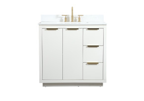 Plumbing Bath Chests/Vanities by Elegant Lighting ( 173 | VF19436WH-BS Blake ) 