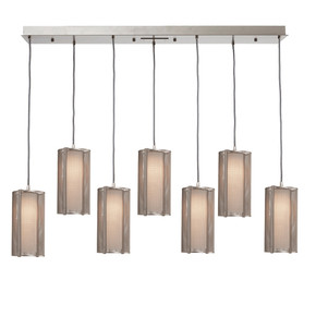 Linear/Island 4 Light + by Hammerton Studio ( 404 | PLB0019-05-GP-F-C01-E2 Uptown Mesh ) 