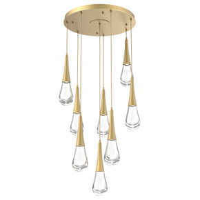 Mid. Chandeliers Multi-Port/Cascade by Hammerton Studio ( 404 | CHB0078-08-GB-C-C01-L3 Raindrop ) 