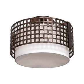 Semi-Flush Mts. Drum Shade by Hammerton Studio ( 404 | CLB0037-14-FB-SH-E2 Tweed ) 