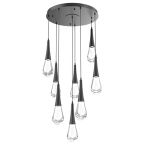 Mid. Chandeliers Multi-Port/Cascade by Hammerton Studio ( 404 | CHB0078-08-MB-C-C01-L1 Raindrop ) 