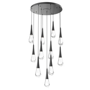 Mid. Chandeliers Multi-Port/Cascade by Hammerton Studio ( 404 | CHB0078-11-MB-C-C01-L1 Raindrop ) 