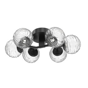 Semi-Flush Mts. Glass Down by Hammerton Studio ( 404 | CLB0092-01-MB-C-L1 Gaia ) 