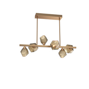 Linear/Island 4 Light + by Hammerton Studio ( 404 | PLB0039-T6-NB-B-001-L3 Gem ) 