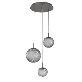 Mini Pendants 3 Light Cluster by Hammerton Studio ( 404 | CHB0092-03-GP-S-C01-L1 Gaia ) 