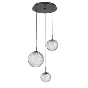 Mini Pendants 3 Light Cluster by Hammerton Studio ( 404 | CHB0092-03-MB-C-C01-L1 Gaia ) 