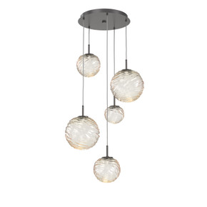 Pendants Multi-port/Cascade by Hammerton Studio ( 404 | CHB0092-05-GP-A-C01-L3 Gaia ) 