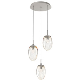 Mini Pendants 3 Light Cluster by Hammerton Studio ( 404 | CHB0067-03-BS-FA-C01-L3 Meteo ) 
