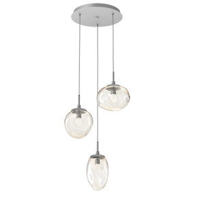 Mini Pendants 3 Light Cluster by Hammerton Studio ( 404 | CHB0069-03-CS-FA-C01-L3 Cosmos ) 