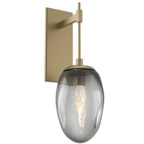Sconces Single Glass by Hammerton Studio ( 404 | IDB0067-23-MB-GS-L3 Meteo ) 