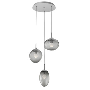 Mini Pendants 3 Light Cluster by Hammerton Studio ( 404 | CHB0069-03-CS-ZS-C01-L1 Cosmos ) 