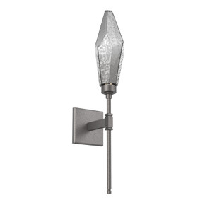 Sconces Single Glass by Hammerton Studio ( 404 | IDB0050-07-GP-CS-L1 Rock Crystal ) 