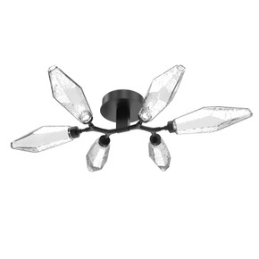 Semi-Flush Mts. Glass Down by Hammerton Studio ( 404 | CLB0050-01-MB-CC-L3-RTS Rock Crystal ) 