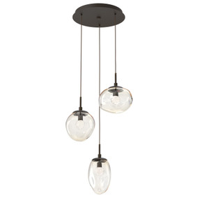 Mini Pendants 3 Light Cluster by Hammerton Studio ( 404 | CHB0069-03-FB-FA-C01-L3 Cosmos ) 