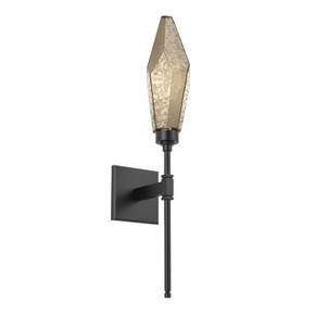 Sconces Single Glass by Hammerton Studio ( 404 | IDB0050-07-MB-CB-L1 Rock Crystal ) 