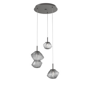 Mini Pendants 3 Light Cluster by Hammerton Studio ( 404 | CHB0089-03-GP-S-C01-L1 Mesa ) 