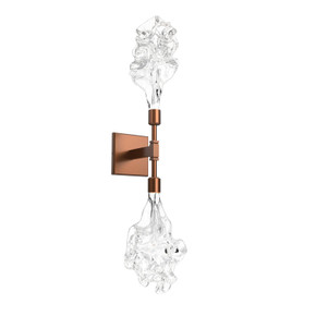 Sconces Double Glass by Hammerton Studio ( 404 | IDB0059-02-BB-BC-L1 Blossom ) 