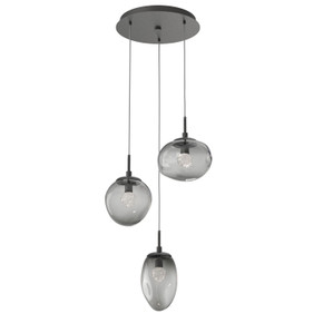 Mini Pendants 3 Light Cluster by Hammerton Studio ( 404 | CHB0069-03-GP-FS-C01-L3 Cosmos ) 