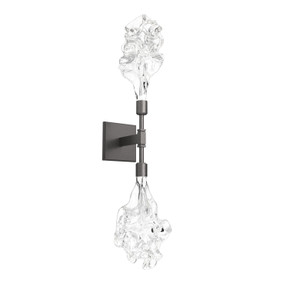 Sconces Double Glass by Hammerton Studio ( 404 | IDB0059-02-GP-BC-L1 Blossom ) 