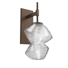 Sconces Single Glass by Hammerton Studio ( 404 | IDB0089-01-FB-C-L3 Mesa ) 