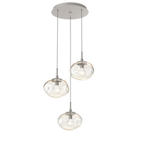 Mini Pendants 3 Light Cluster by Hammerton Studio ( 404 | CHB0068-03-BS-ZA-C01-L1 Nebula ) 