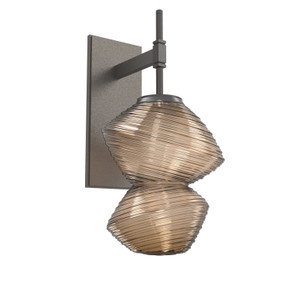 Sconces Single Glass by Hammerton Studio ( 404 | IDB0089-01-GP-B-L1 Mesa ) 