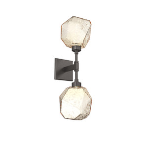 Sconces Double Glass by Hammerton Studio ( 404 | IDB0039-02-GP-A-L1 Gem ) 