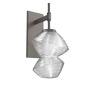 Sconces Single Glass by Hammerton Studio ( 404 | IDB0089-01-GP-C-L1 Mesa ) 