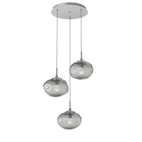 Mini Pendants 3 Light Cluster by Hammerton Studio ( 404 | CHB0068-03-CS-ZS-C01-L1 Nebula ) 
