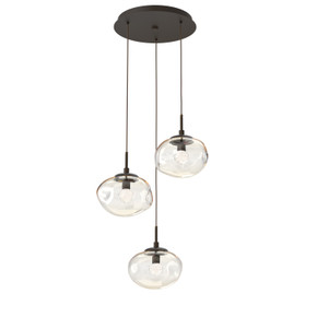 Mini Pendants 3 Light Cluster by Hammerton Studio ( 404 | CHB0068-03-FB-FA-C01-L1 Nebula ) 
