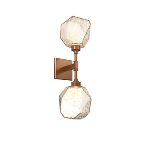 Sconces Double Glass by Hammerton Studio ( 404 | IDB0039-02-NB-A-L1 Gem ) 