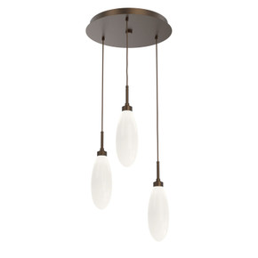Mini Pendants 3 Light Cluster by Hammerton Studio ( 404 | CHB0071-03-FB-WL-C01-L3 Fiori ) 