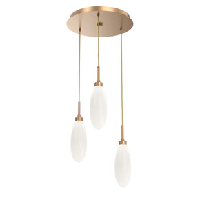 Mini Pendants 3 Light Cluster by Hammerton Studio ( 404 | CHB0071-03-NB-WL-C01-L3 Fiori ) 