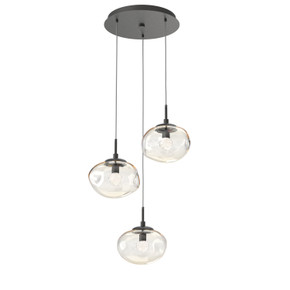 Mini Pendants 3 Light Cluster by Hammerton Studio ( 404 | CHB0068-03-GP-FA-C01-L3 Nebula ) 