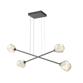 Linear/Island 2 Light Bar by Hammerton Studio ( 404 | PLB0039-M2-GP-A-CA1-L3 Gem ) 