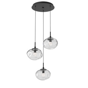 Mini Pendants 3 Light Cluster by Hammerton Studio ( 404 | CHB0068-03-MB-FC-C01-L1 Nebula ) 