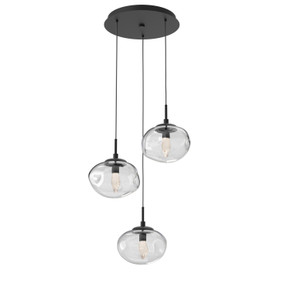 Mini Pendants 3 Light Cluster by Hammerton Studio ( 404 | CHB0068-03-MB-GC-C01-L1 Nebula ) 