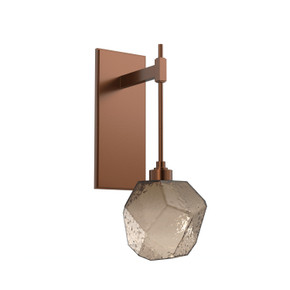 Sconces Single Glass by Hammerton Studio ( 404 | IDB0039-18-BB-B-L3 Gem ) 