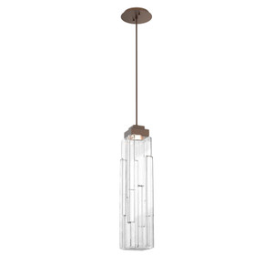 Mini Pendants Glass Down by Hammerton Studio ( 404 | LAB0056-01-BB-LC-C01-L3 Ledgestone ) 