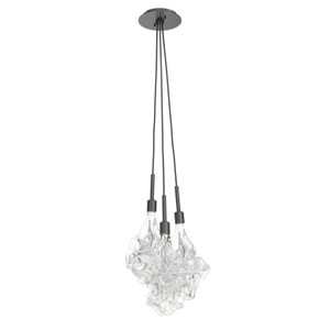 Mini Pendants 3 Light Cluster by Hammerton Studio ( 404 | LAB0059-0A-GP-BC-C01-L3 Blossom ) 