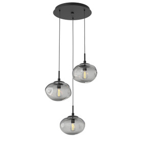 Mini Pendants 3 Light Cluster by Hammerton Studio ( 404 | CHB0064-03-MB-S-C01-E2 Nebula ) 