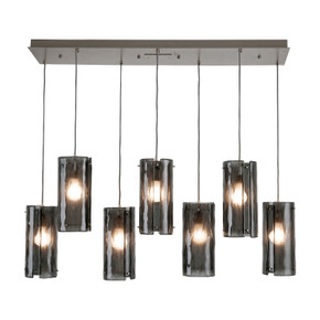 Linear/Island 4 Light + by Hammerton Studio ( 404 | PLB0044-04-CS-FG-C01-E2 Textured Glass ) 