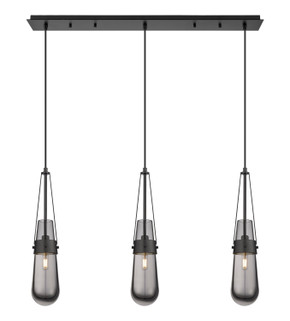 Linear/Island 3 Light Bar by Innovations ( 405 | 123-452-1P-BK-G452-4SM Downtown Urban ) 