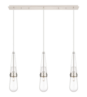 Linear/Island 3 Light Bar by Innovations ( 405 | 123-452-1P-PN-G452-4CL Downtown Urban ) 